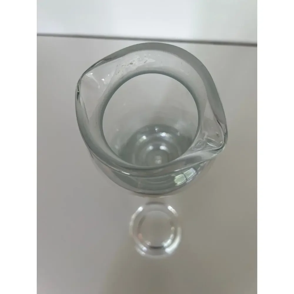 Kosta Boda Sweden Tall Crystal Decanter Art Collectible JL